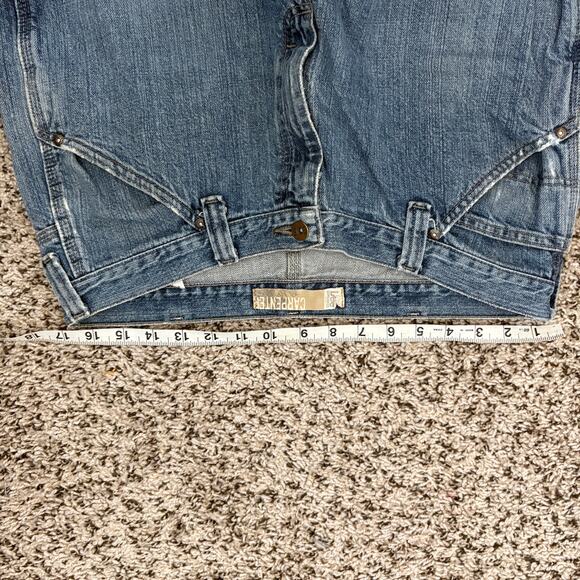 Carpenter Jeans Men’s 34x32 Blue Denim Workwear USA Skater Y2K Utility Lee - Picture 7 of 7